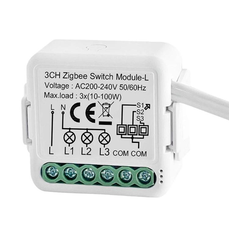 Smart On/Off Switch Voice Remote Control Remodeling Smart Switch Module, ZigBee3.0 Neutral Live Wire 1CH, ZigBee3.0 Neutral Live Wire 2CH, ZigBee3.0 Neutral Live Wire 3CH, ZigBee3.0 Neutral Live Wire 4CH, ZigBee3.0 Single Live Wire 1CH                 ...