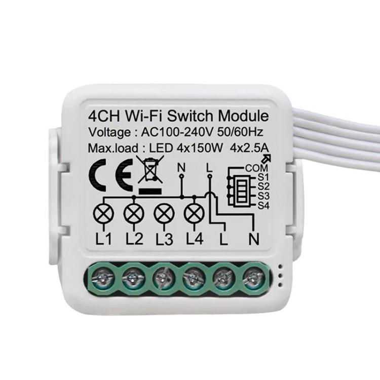 Smart On/Off Switch Voice Remote Control Remodeling Smart Switch Module, ZigBee3.0 Neutral Live Wire 1CH, ZigBee3.0 Neutral Live Wire 2CH, ZigBee3.0 Neutral Live Wire 3CH, ZigBee3.0 Neutral Live Wire 4CH, ZigBee3.0 Single Live Wire 1CH                 ...