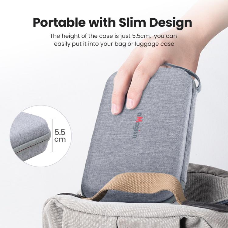 For DJI Osmo Nano aMagisn Medium Hard Shell Carrying Case with Removable Foam Insert, For DJI Osmo Nano