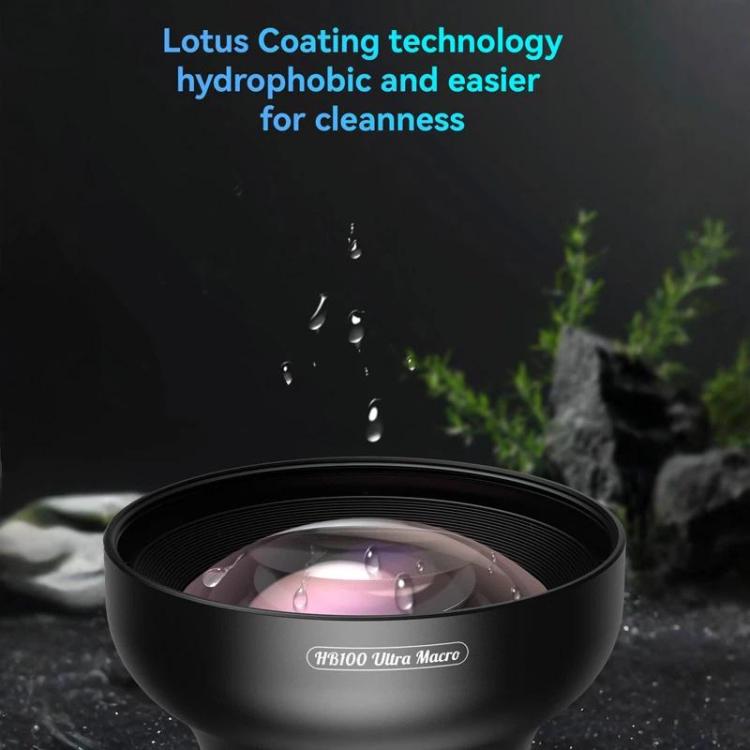 APEXEL HB100U Macro Lens Kit with 52MM CPL & Star Filter for Smartphones 3-in-1 Phone Camera Lens Set, APL-HB100U52MM