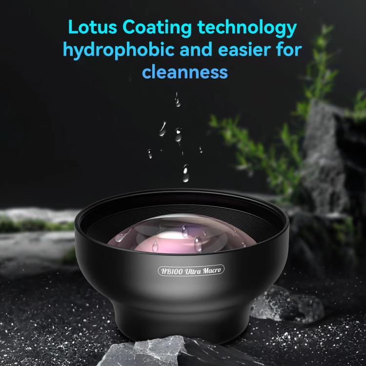 APEXEL HB100 Ultra Macro Lens for Smartphones 50-110mm Telephoto Zoom, F1.05 Large Aperture HD Lens, APL-HB100U