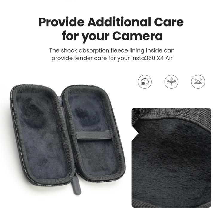 aMagisn Portable Camera Body Case for Insta360 X4 Air/X4/X5 Compact Protective Storage Bag, Storage Bag