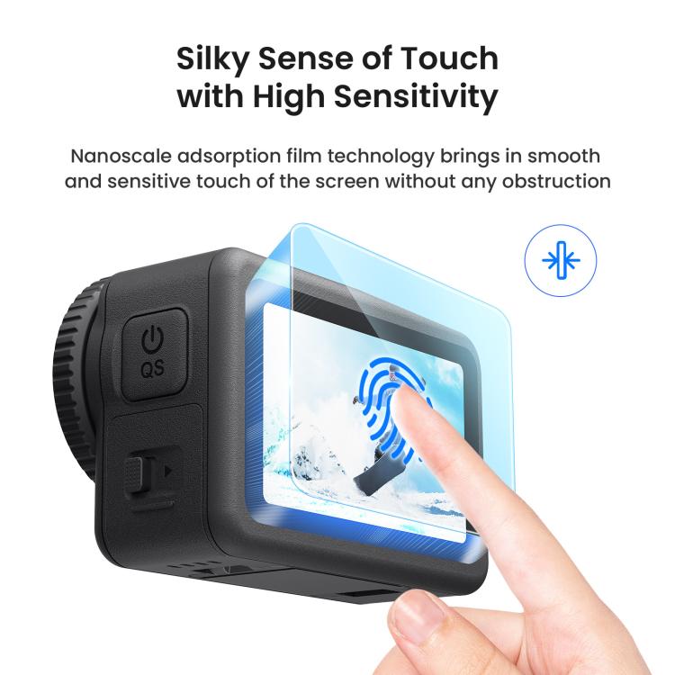 For DJI Osmo Action 6 aMagisn 9H Hardness Tempered Glass Screen Protector, 1 Pack, 2 Packs