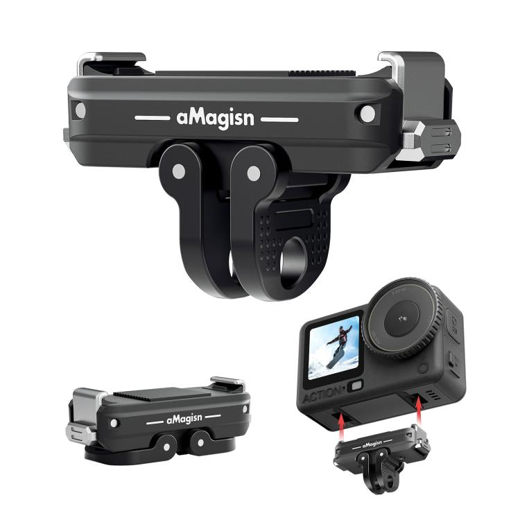 For DJI Osmo Action 6/Nano aMagisn Bidirectional Magnetic Quick Release Adapter  2.0, aMagisn Adapter
