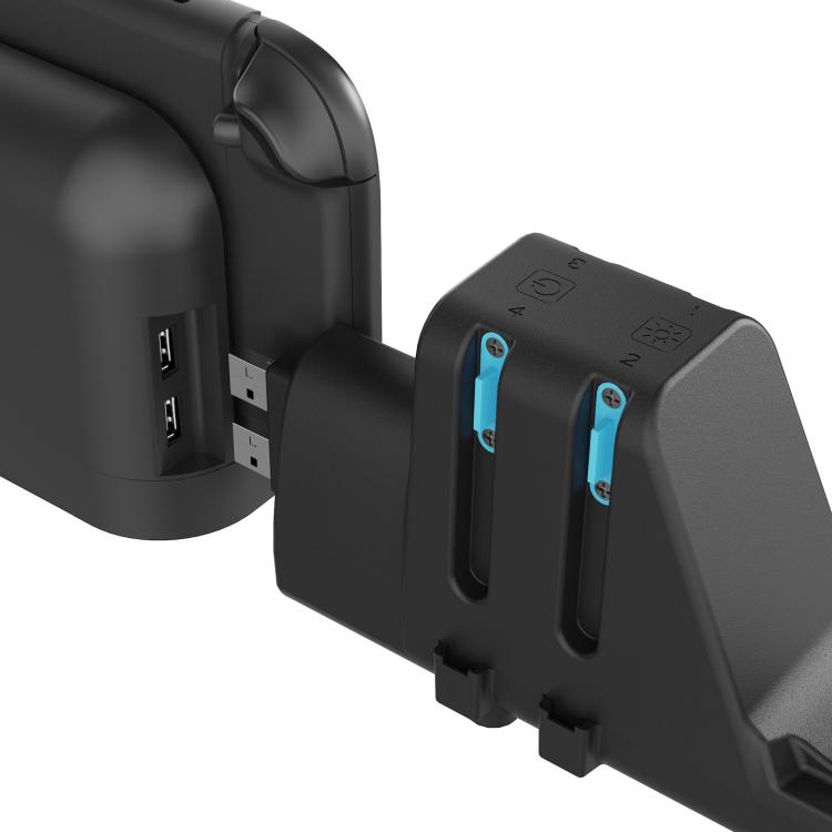 ipega 10-in-1 Charging Dock for Nintendo Switch 2 / Switch Joy-Con & Switch 2 Pro Controllers USB Plug Version, PG-SW2187