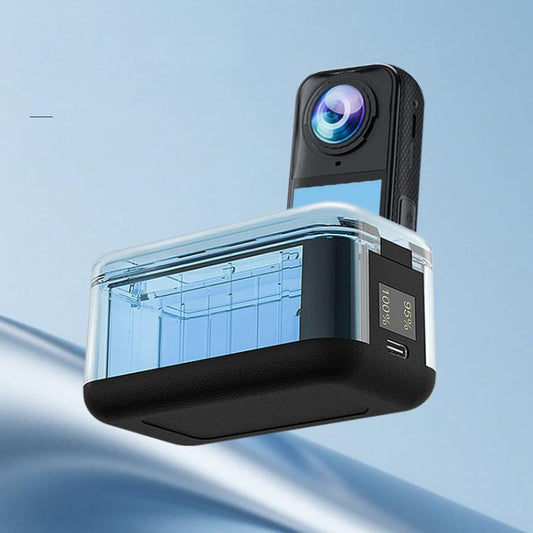 For Insta360 X4 Air Battery Fast Charger Dual Channel Charging Case With Digital Display, For Insta360 X4 Air
