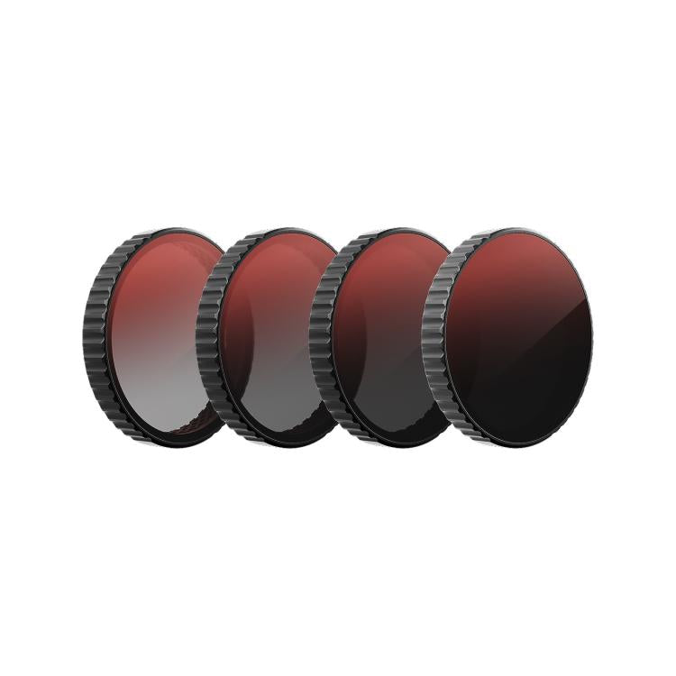 For DJI Osmo Action 6 Camera aMagisn Quick Release Filter Protective Lens Cover, UV, CPL, ND8+ND16+ND32+ND64, CPL-ND8+ND16+ND32