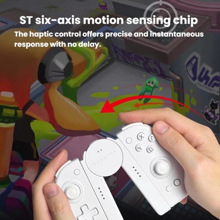 MOBAPAD For Nintendo Switch Split Left & Right Joypad Hall Effect Joystick Game Controller, S1-HD White, S1-HD Black, S1 Black