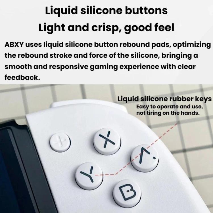 MOBAPAD For Nintendo Switch Split Left & Right Joypad Hall Effect Joystick Game Controller, S1-HD White, S1-HD Black, S1 Black