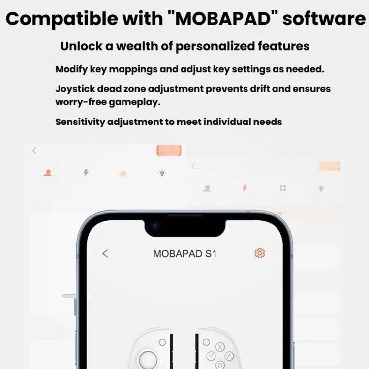 MOBAPAD For Nintendo Switch Split Left & Right Joypad Hall Effect Joystick Game Controller, S1-HD White, S1-HD Black, S1 Black