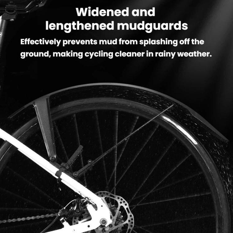 WEST BIKING YP0714046 Bike Front & Rear Extended Fenders Waterproof Mudguards Cycling Accessories