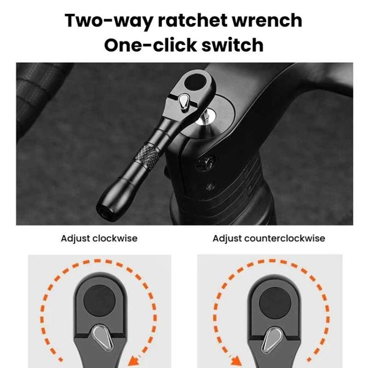ENLEE EN59 19pcs Bike Ratchet Wrench Set Portable Multifunctional Bicycle Repair Tool Kit, EN59 19pcs