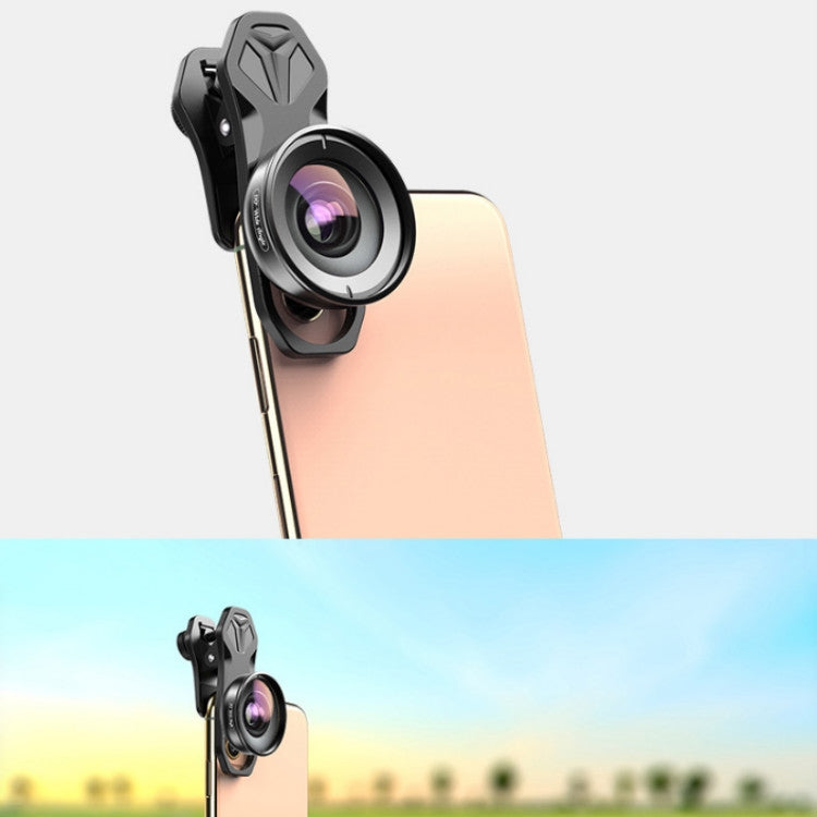 APEXEL APL-HB110 110 Degrees Wide Angle Professional HD External Mobile Phone Universal Lens, 110 Degrees Wide Angle