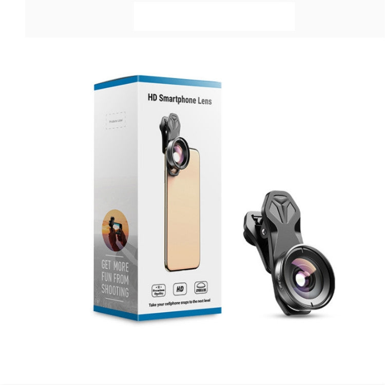 APEXEL APL-HB110 110 Degrees Wide Angle Professional HD External Mobile Phone Universal Lens, 110 Degrees Wide Angle