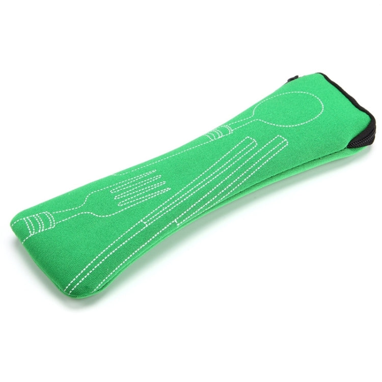 Three-Piece Outdoor Cutlery, Dark blue, Rose Red, Grass green, Fluorescent green, Orange, Purple, Big Red, Light blue